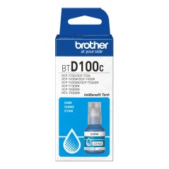 Brother BTD100C Cyan Ink Refill - Print Up to 5000 Pages | High-Quality Performance, Reliable & Affordable